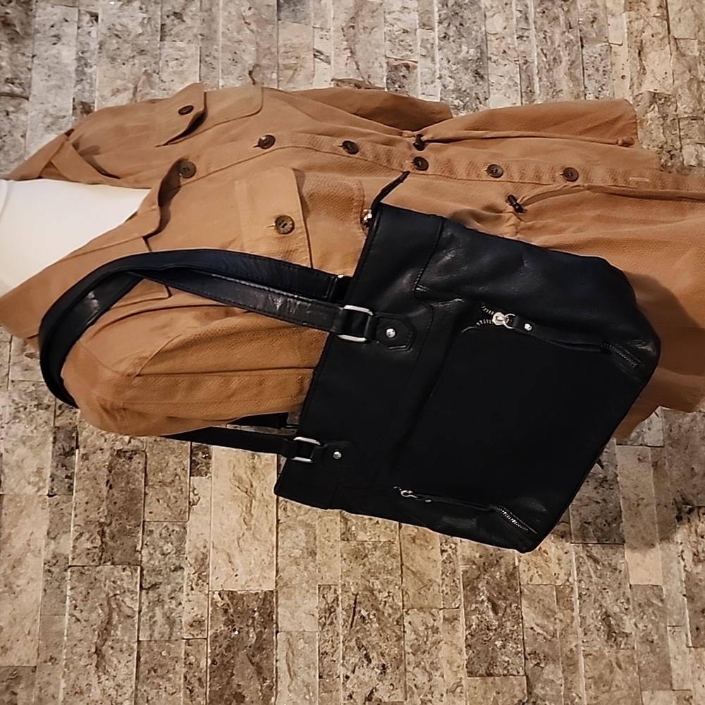 Great American Leather Works Black Shoulder Bag